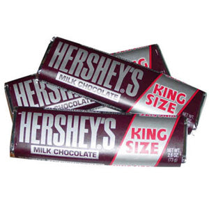 King-Size Milk Chocolate Hershey's Bars - 18ct