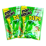 Pop Rocks Dips Sour Apple - 18ct