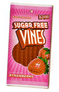 Sugar Free Vines Licorice - Strawberry Twists 12ct