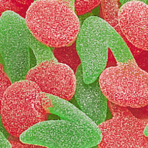 Haribo Gummy Sour Cherries - 5lb