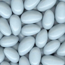 Light Blue Jordan Almonds - Candy Coated 5lb