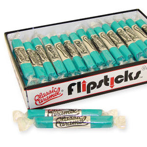 Blue Raspberry Flipsticks Caramel Candy - 48ct