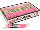 Strawberry Flipsticks Caramel Candy - 48ct