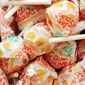 Dum Dum Pops - Tangerine 1lb Tub