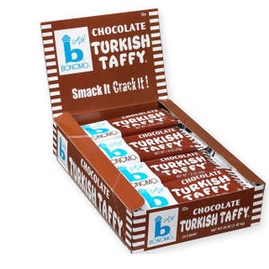 Chocolate Turkish Taffy by Bonomo - 24ct