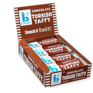 Chocolate Turkish Taffy by Bonomo - 24ct