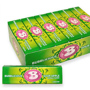 Sour Apple Bubblicious - Small 18ct