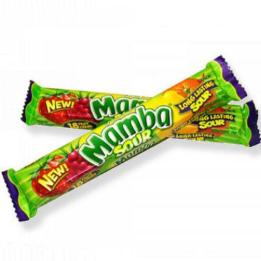 Mamba Sour Fruit Chews - 24ct