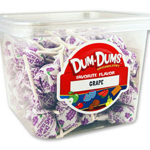 Dum Dum Pops - Grape 1lb Tub