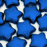 Blue Chocolate Stars - Foil Wrapped 5lb Bag