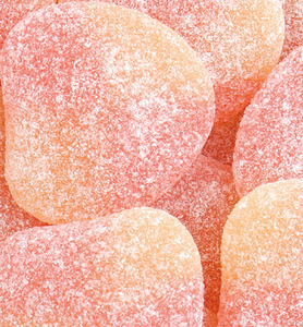 Haribo Gummi Peaches - 5lb