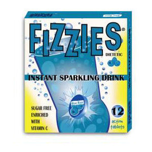 Fizzies Blue Razz - 6ct