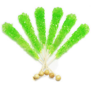 Watermelon Rock Candy Sticks - Unwrapped 120ct