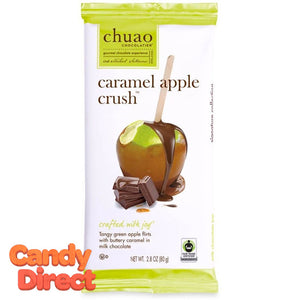 Caramel Apple Crush Chuao Milk Chocolate Bars - 12ct