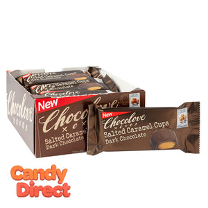 Chocolove Dark Chocolate Salted Caramel Cups 1.2oz - 12ct