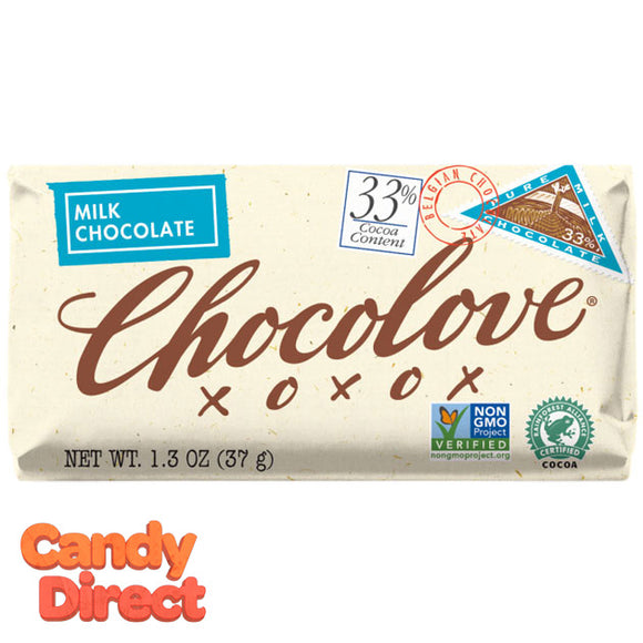 Chocolove Milk Chocolate Mini Bars - 12ct