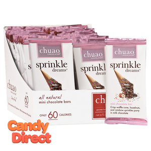 Chuao Dreams Sprinkle Mini Chocolate Bar 0.39oz - 24ct