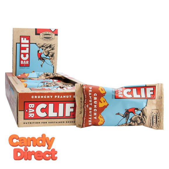 Clif Crunchy Peanut Butter Bar 2.4oz Bar - 12ct