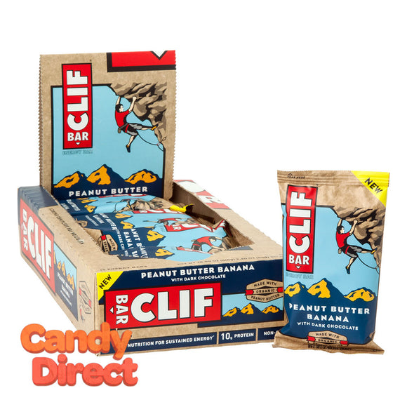 Clif Dark Chocolate Peanut Butter Banana Bar 2.4oz Bar - 12ct