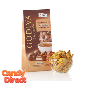 Creme Brulee Dessert Godiva Truffles Bags - 6ct