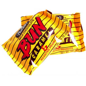 Bun Bars Caramel & Peanuts - 24ct