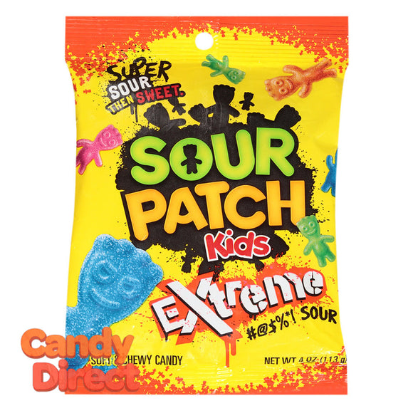 Extreme Sour Patch 4oz Peg Bag - 12ct