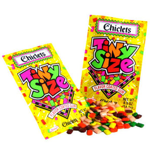 Tiny Size Chiclets Fruit Flavor Gum - 20ct