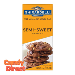 Ghirardelli Baking Semi-Sweet 4oz Bar - 12ct