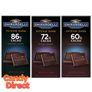 Ghirardelli Intense Dark Chocolate Bars - 12ct