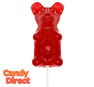 Giant Gummy Bears Cherry on a Stick - 12ct