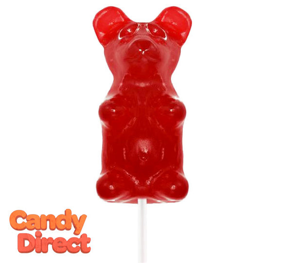 Giant Gummy Bears Cherry on a Stick - 12ct