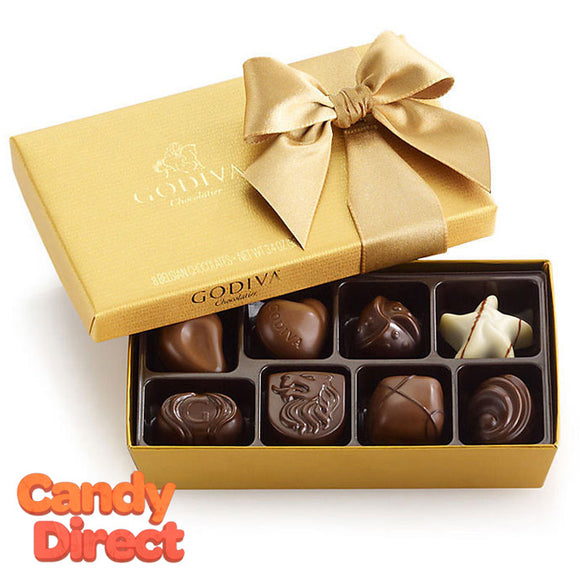 Godiva 8-Piece Gold Gift Box Assorted - 24ct