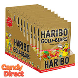 Gold Bears Haribo Gummi Candy 5oz Bags - 12ct