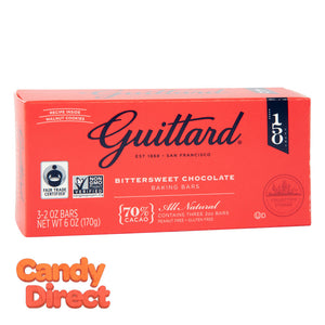 Guittard Baking Bar Bittersweet Chocolate 6oz Box - 12ct