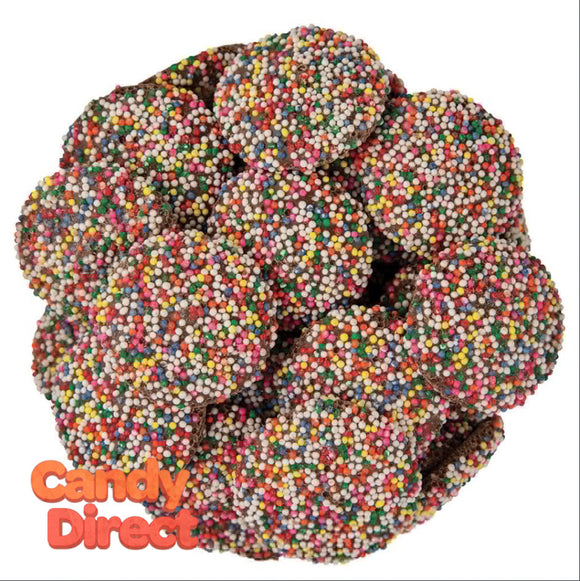 Guittard Nonpareils With Rainbow Seeds Milk Chocolate - 20lbs