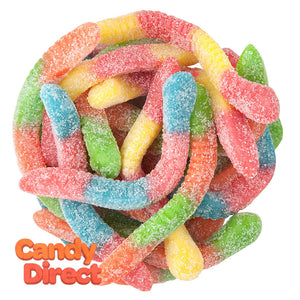 Gummi Sour Neon Worms - 5lb