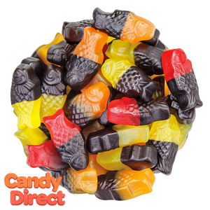 Gustaf's Neon Gummies Licorice Fruit Fish - 6.6lb