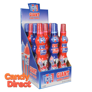 Icee Candy Giant Spray 3.72oz - 12ct