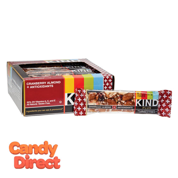 Kind Plus Cranberry Almond 1.4oz Bar - 12ct