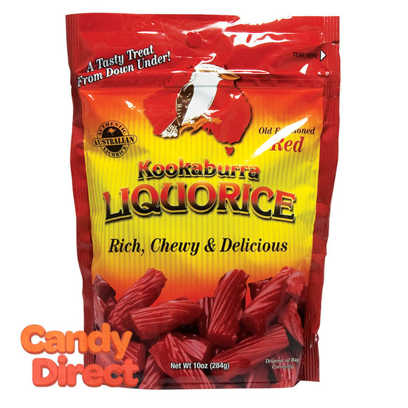 Kookaburra Liquorice Red 10oz Pouch - 12ct