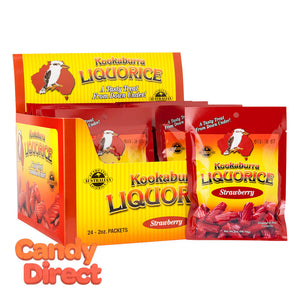 Kookaburra Liquorice Strawberry 2oz Peg Bag - 24ct