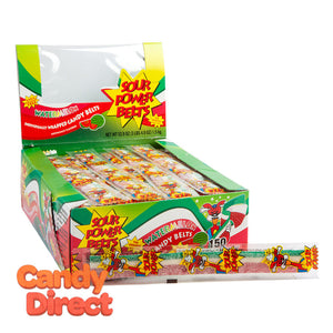 Sour Power Belts Watermelon - Wrapped 150ct