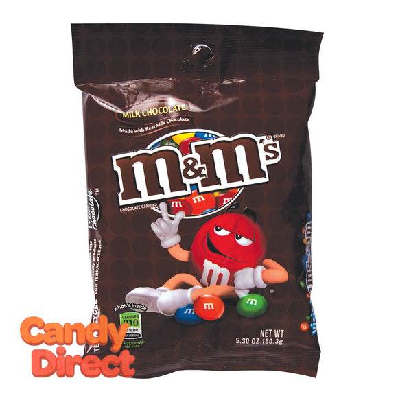 M&M's Peg Bags - 12ct Milk Chocolate