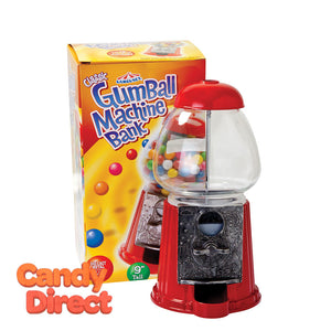 Metal Bank Gumball Machine 9" Tall - 12ct