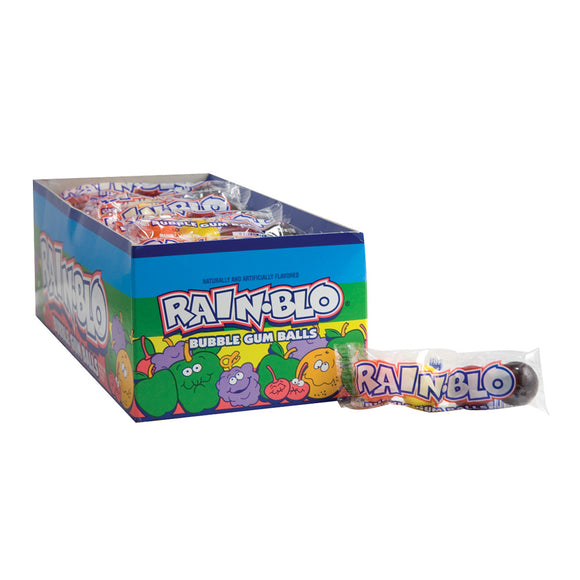 Rain-blo Bubble Gum Balls - Assorted 48ct