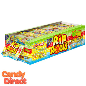 Rainbow Reaction Rip Rolls Candy - 24ct