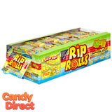 Rainbow Reaction Rip Rolls Candy - 24ct