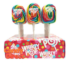 Rainbow Whirly Pop Paddles - 24ct