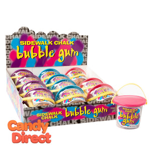 Sidewalk Chalk Bubble Gum 2.5oz - 12ct