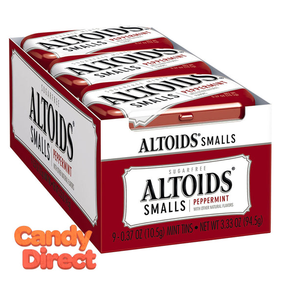 Smalls Peppermint Altoids Mints 0.37oz Tin - 9ct